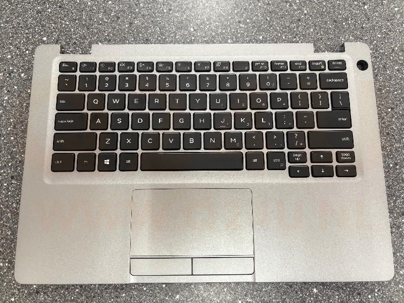Dell Latitude 5310 top case met toetsenbord - licht en touchpad - zilver