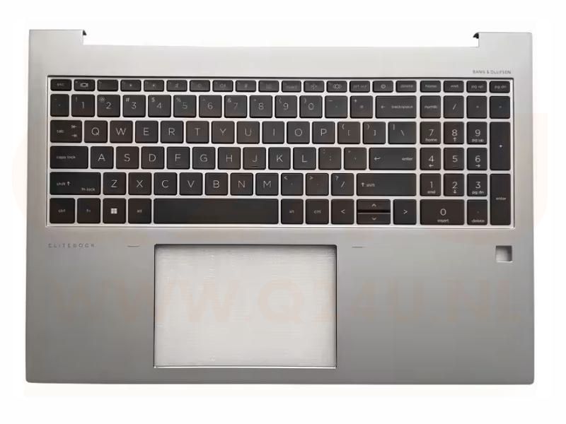 HP EliteBook 860 G9 860 G10 toetsenbord top case - N08145-001 - licht