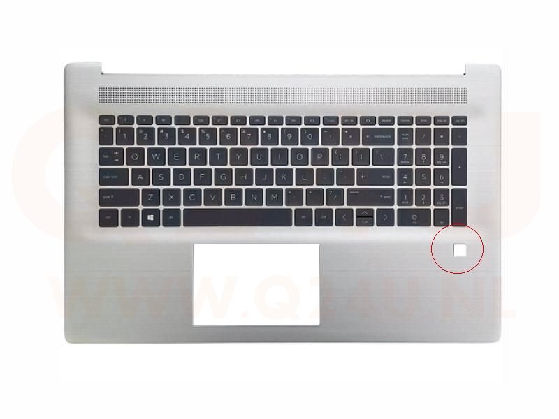 HP 470 G8 470 G9 470 G10 US toetsenbord top case - M51629-001- licht met FP