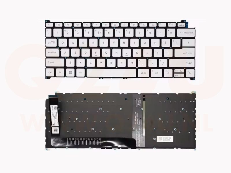 Acer N21C2 N21H1 N21H3 N22C8 N23C6 SFG14-41 SF314-512 toetsenbrod US QWERTY - zilver