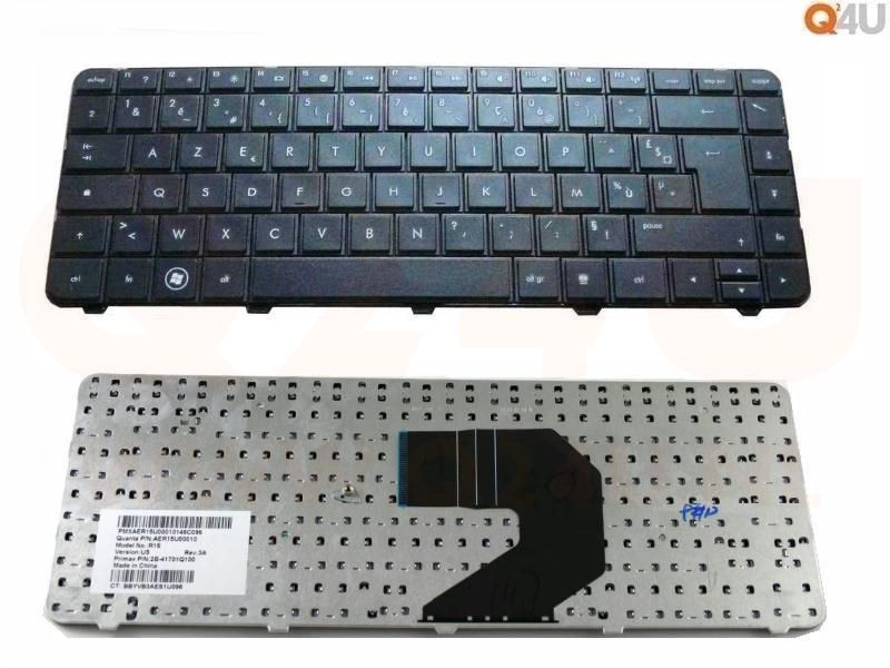 Compaq Presario CQ57-200 HP Pavilion G4-1000 series laptop toetsenbord, BE AZERTY - zwart