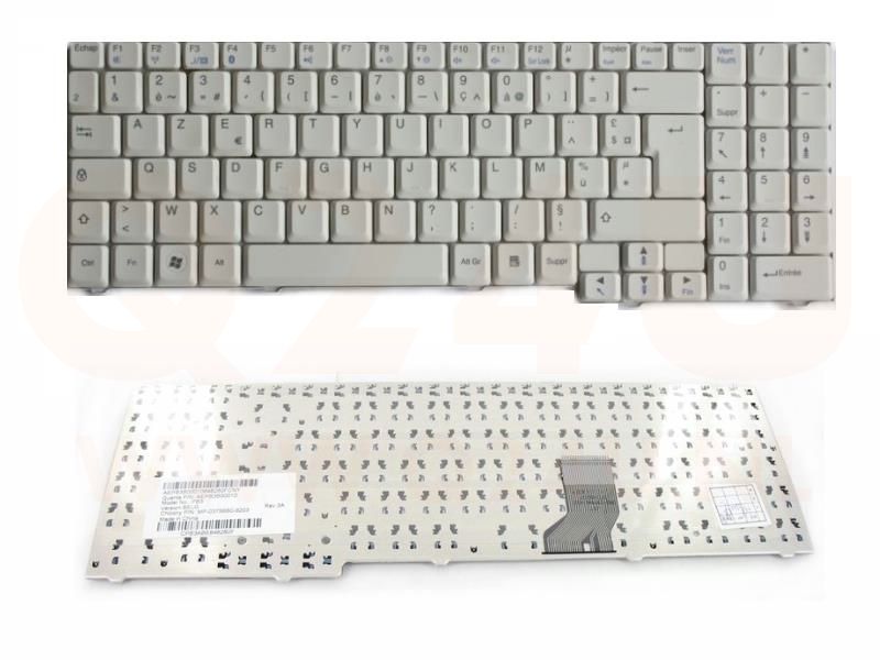 Packard Bell EasyNote SB6 SB885 SB88 SB89 series Minos GM GP laptop toetsenbord, BE AZERTY - wit