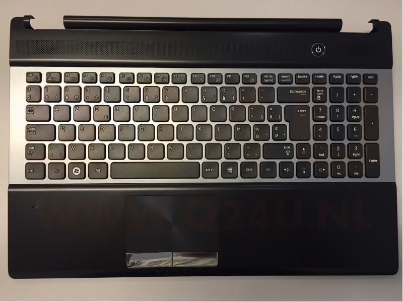 Samsung RC530 series laptop toetsenbord top case, BE AZERTY - zwart