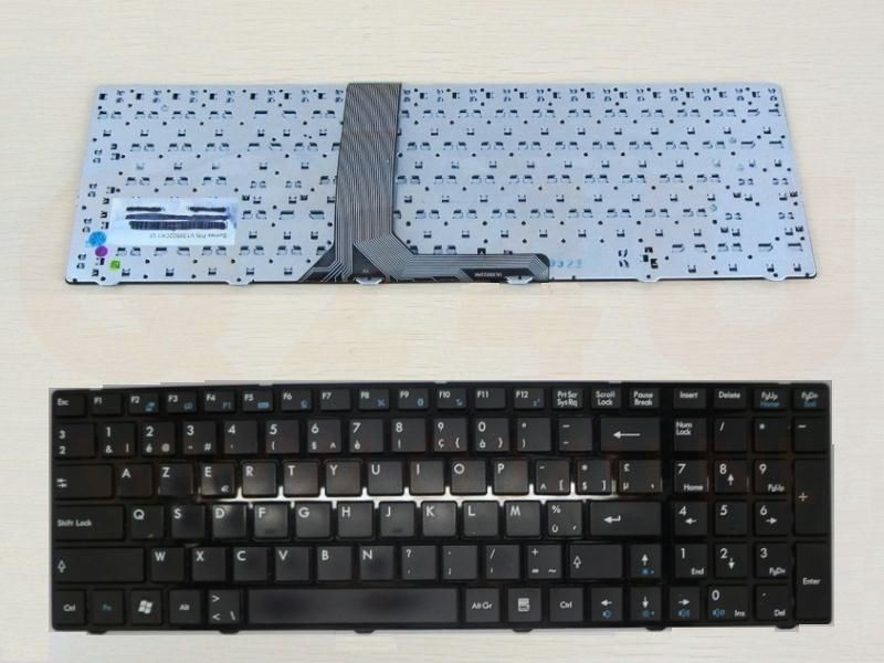 MSI CR620 CG630 CR650 Medion MD98380 series laptop toetsenbord, BE AZERTY - zwart