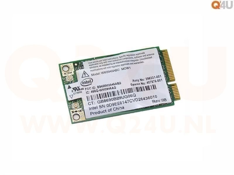 Intel Netwerkkaart mini PCIe WM3945AG