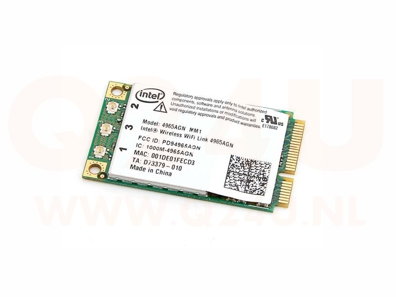 Intel 4965 Intel Wireless Wifi Link 4965AGN Mm1 Mini Pci-E MM1 3000 Mbps