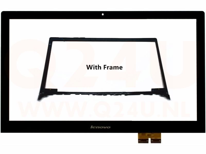 Lenovo Flex 2-15 20405 - touch panel met frame (digitizer)