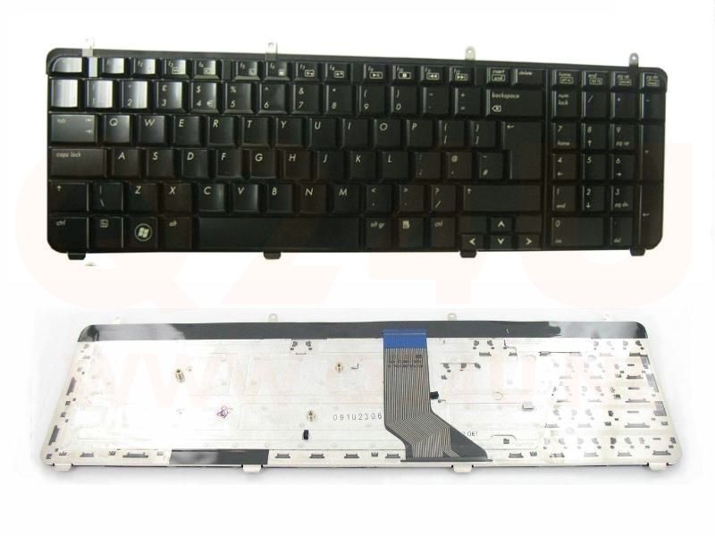 HP Pavilion DV7-1000 DV7-2000 DV7-3000 serie toetsenbord, UK - zwart