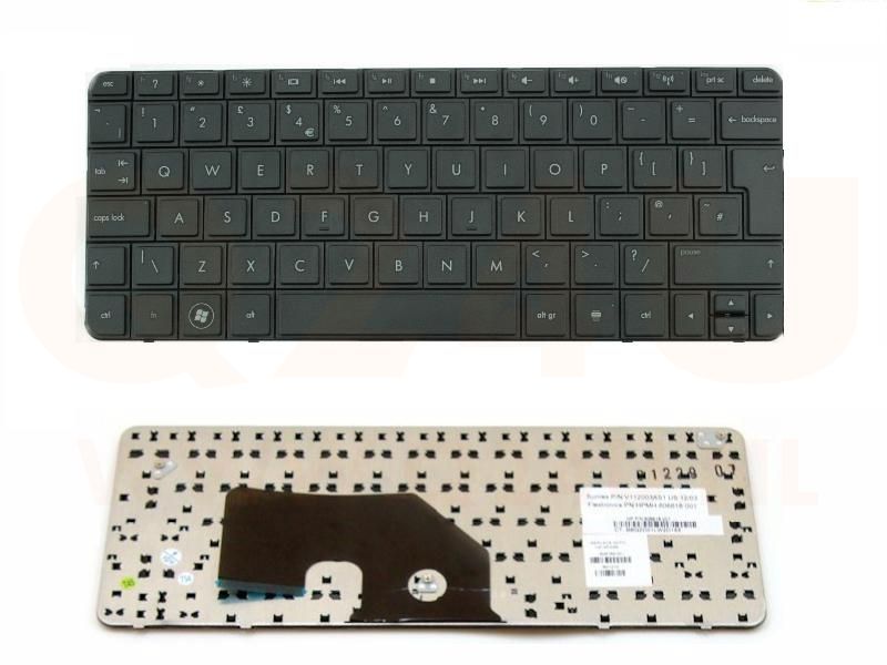 Compaq Mini CQ10 HP Mini 110 series laptop toetsenbord, UK - zwart