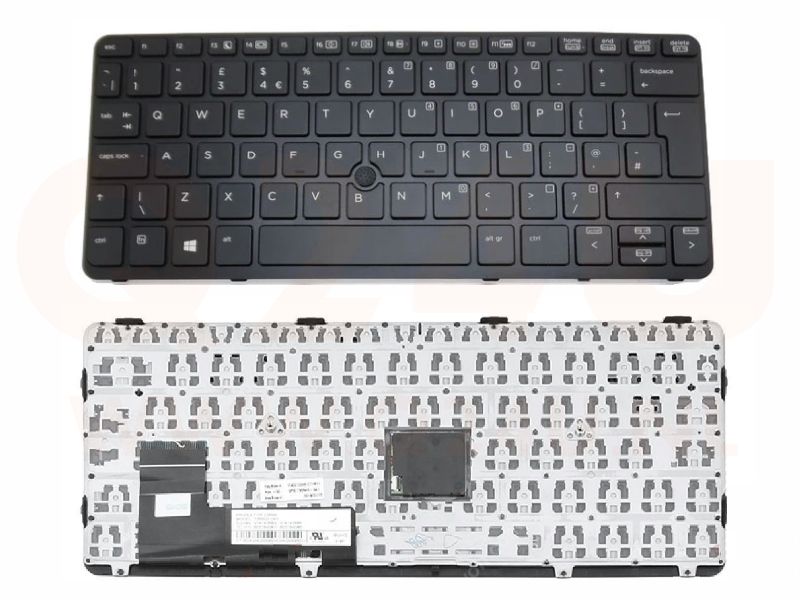 HP Elitebook 820 G1 G2 UK toetsenbord, zonder licht, 730541-031