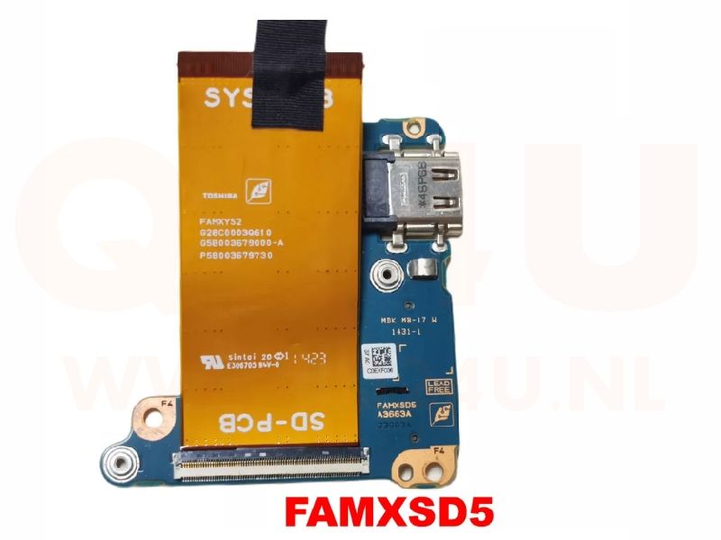 Toshiba Z40-A Serie USB. SD board - FAMXSD5