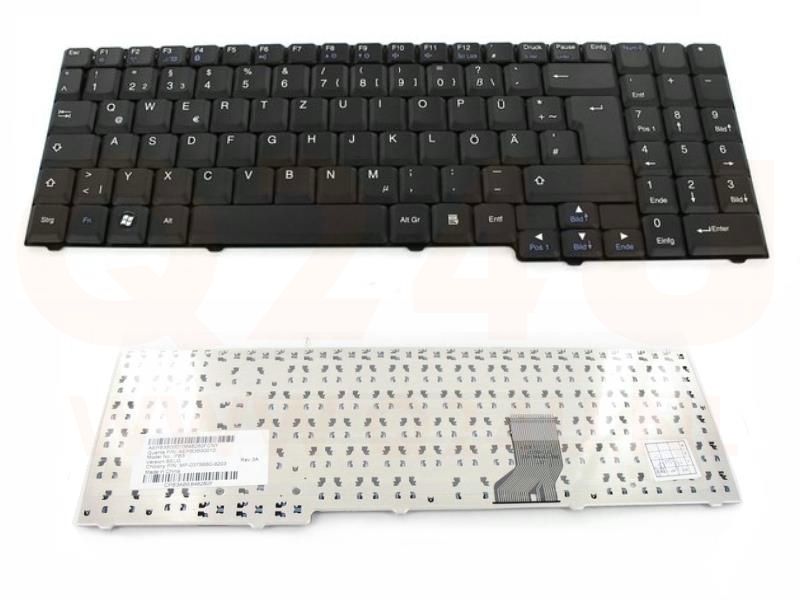 Packard Bell EasyNote SB6 SB885 SB88 SB89 series Minos GM GP laptop toetsenbord, DE QWERTZ - zwart