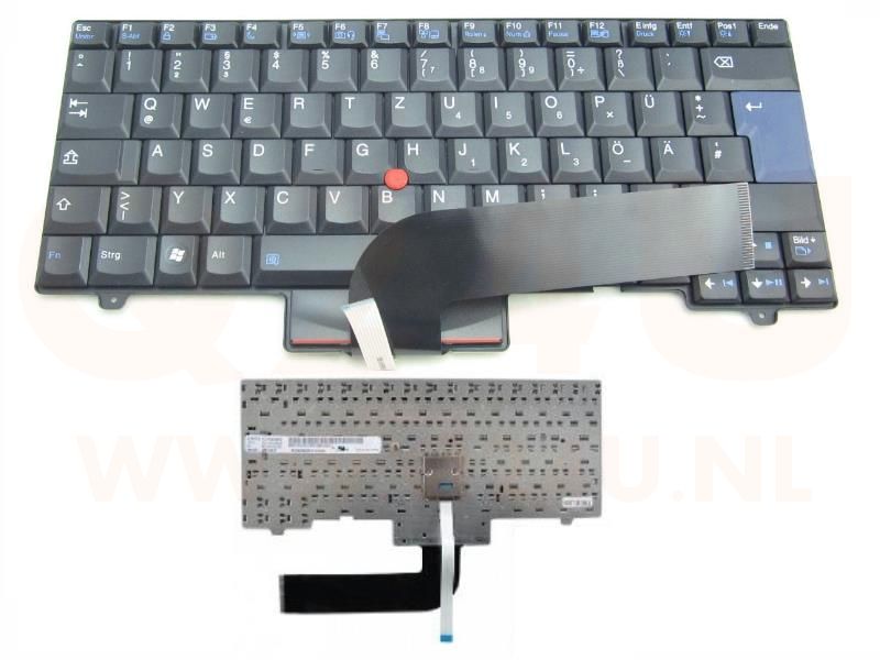 Lenovo ThinkPad L410 L420 L510 L520 series laptop toetsenbord, DE QWERTZ - zwart