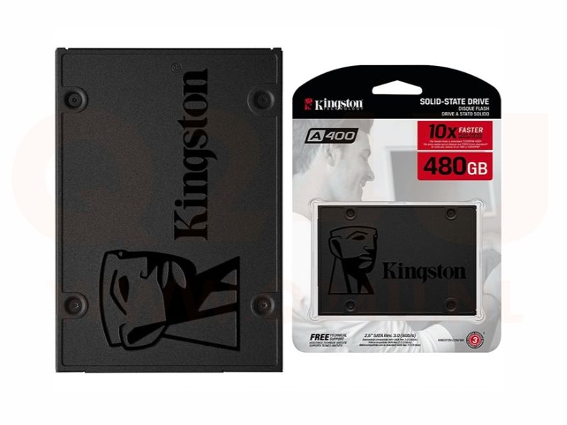 Kingston A400, 480 GB SSD 2,5 inch - SA400S37/480G