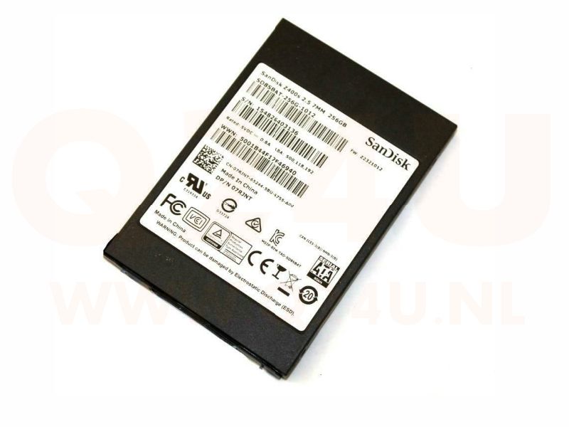 SanDisk 256 GB SSD 2,5 inch - SD8TB8U-256G-1001 - gebruikt