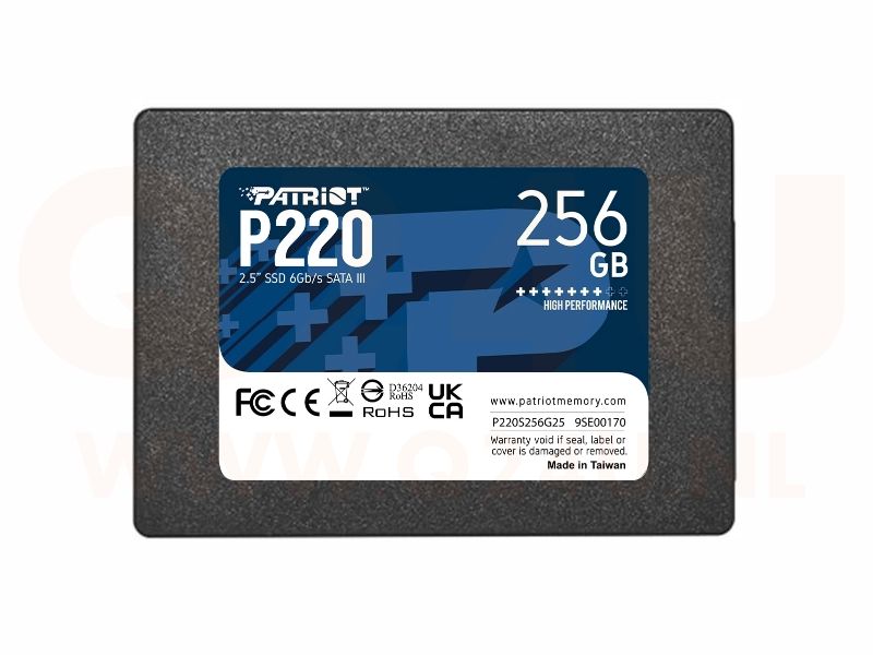 Patriot P220 SSD 2.5 inch 256 GB