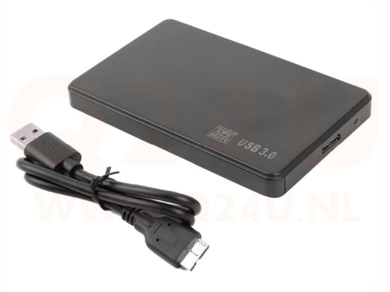 USB3.0 2,5 inch Sata HD behuizing met kabel