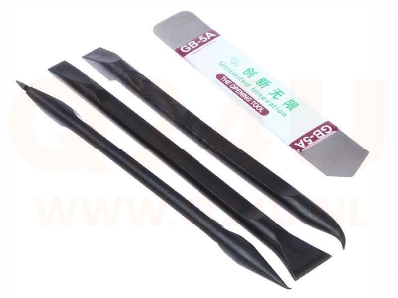 Reparatie tools opener, 1x metaal, 3x plastic