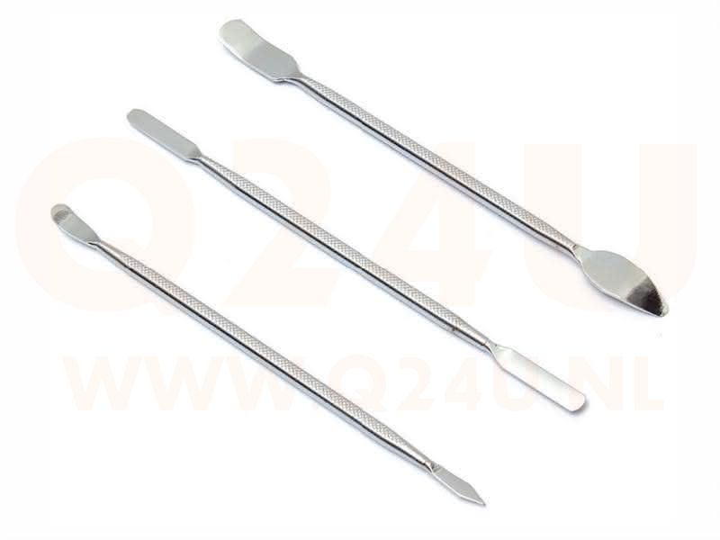 3x Metalen opening gereedschap