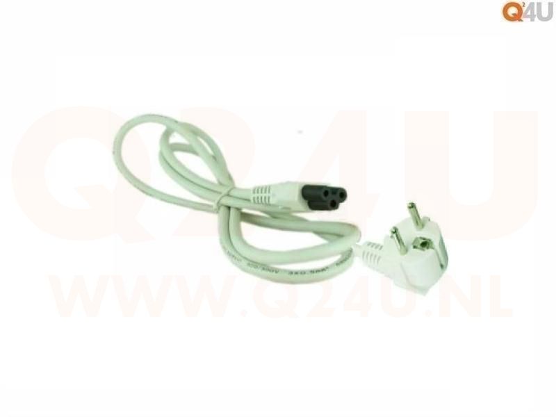 Netsnoer mickeymouse, 3 aderig, wit 1.5m