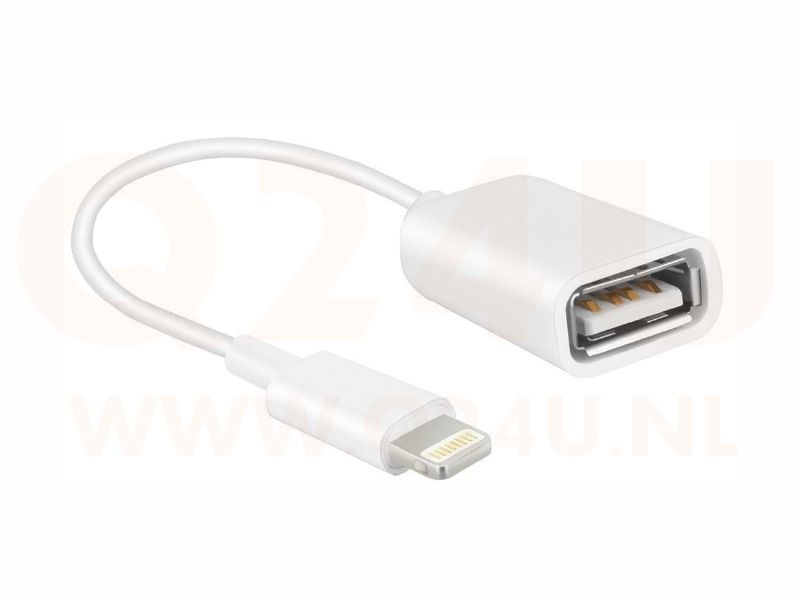 Lightning naar USB female cable