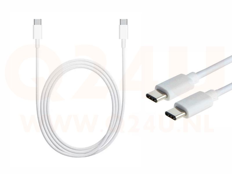USB-C naar USB-C data kabel - max 100 watt - 150 cm