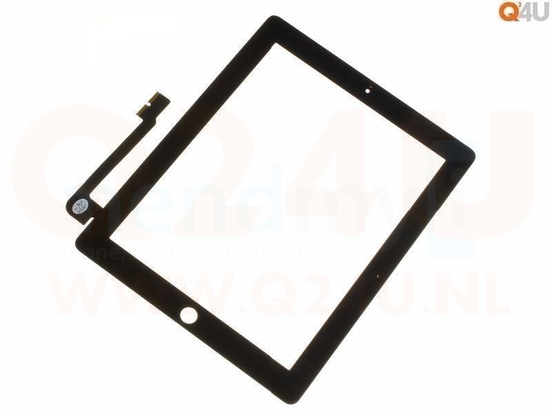 Apple Ipad 3 digitizer zwart