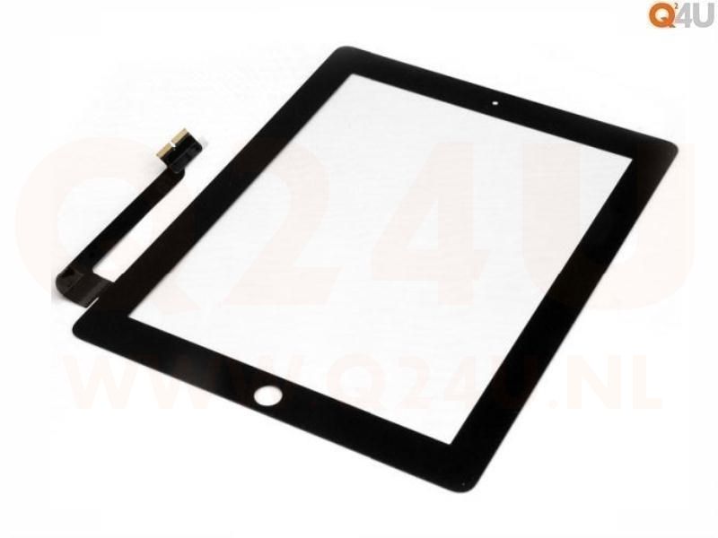 Apple Ipad 4 digitizer zwart