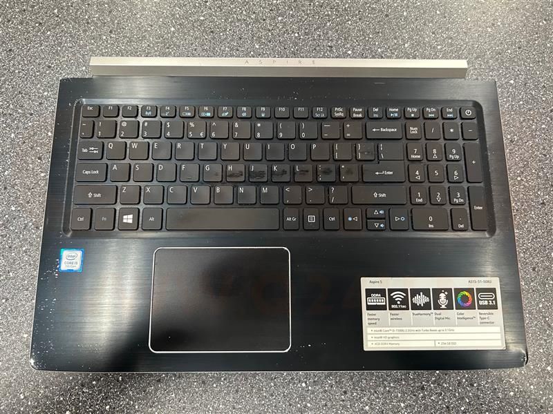 Acer Apsire 5 A515-51 top case US toetsenbord - gebruikt - 6B.GS1N2.001