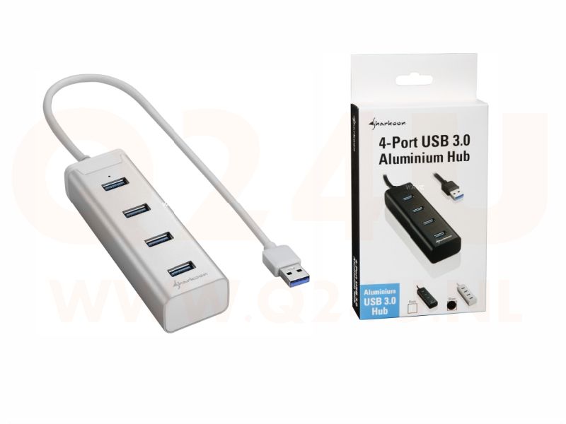 Sharkoon 4-Poort USB 3.0 Hub usb-hub