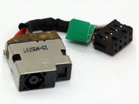 HP DC Jack 4.5 x 3.0 mm, 8 pin, 730932-SD1