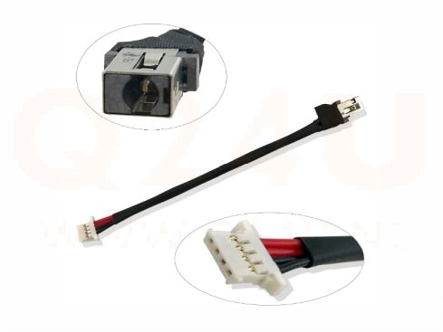 Acer Chromebook CB3-431 series DC Jack 3.0 x 1.1 mm - 50.GC2N5.003 - kabel 11 cm lang - 4 pin