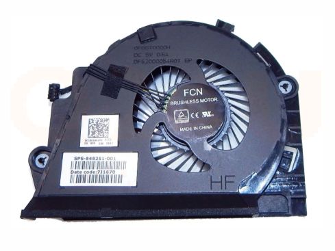 HP Zbook 15 G3 15 G4 CPU koeler - 848251-001 - 4 pin