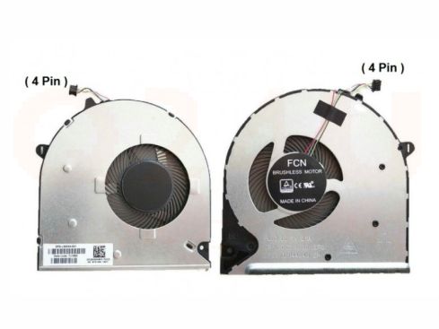 HP Pavilion 15-DU 15DU 15-DW 15DW 15-DY 15S-DU 15S-DW series CPU koeler - 4 pin - L52034-001