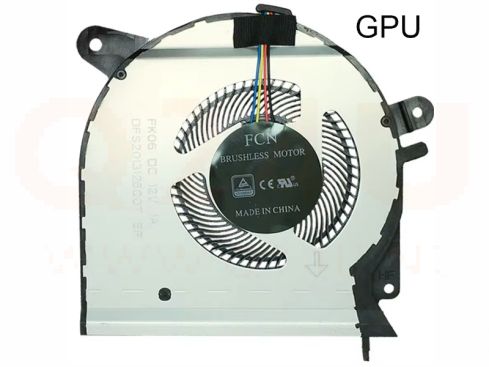 Asus ROG Strix GL503 GL503V GL503VD GPU koeler - 4 pin - DFS2013126QOT FK06 - 12 volt