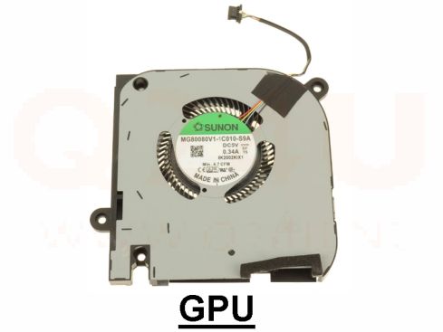 Dell G7 7700 GPU koeler - M8NHV - 4 pin