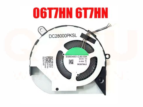 Dell Precision 3540 3550 M3540 Latitude 5510 CPU koeler - 4 pin - 06T7HN