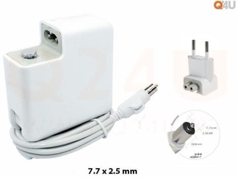 Q24U - OEM, Apple laptop oplader 24.5v, 1.875a - 7.7 x 2.5 mm - square