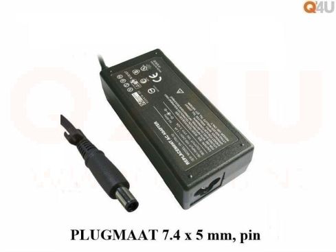 Q24U - OEM, HP laptop oplader 19v, 4.74 - 7.4 x 5.0 met pin