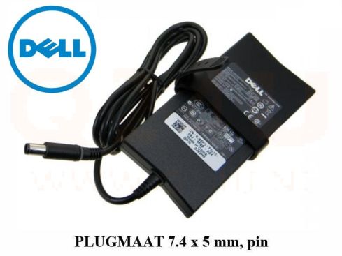 Dell laptop oplader 19.5v, 3.34a 65 watt - 7.4 x 5.0 mm met pin - gebruikt