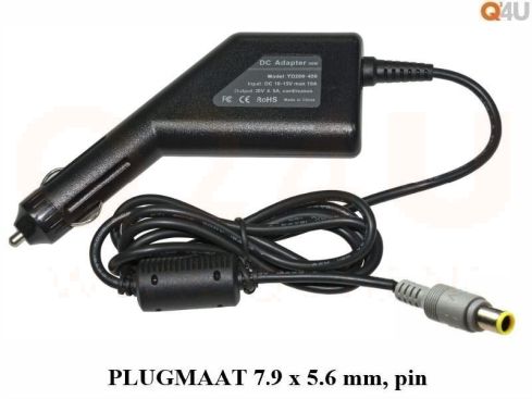 12 volt oplader voor IBM Lenovo laptop, 19v 4.74a - 7.9 x 5.5 mm