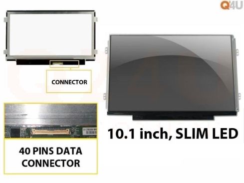 Scherm 10.1 inch, 1024 x 600, LP101WSA(TL)(N1) - Mat