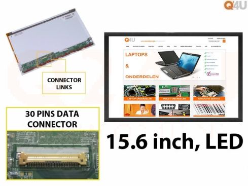 Scherm 15.6 inch, 1366 x 768, LTN156AT08 - Glanzend