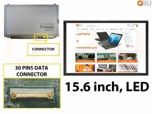 Scherm 15.6 inch, 1366 x 768, B156XTN04.6 - Glanzend