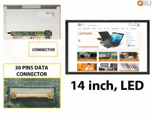 Scherm 14.0 inch, 1366 x 768, LP140WH1 (TP) (D1) - Mat