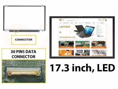 Scherm 17.3 inch, 1600 x 900, B173RTN02.1 - Mat - gebruikt