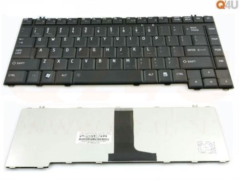 Toshiba Satellite A300 A200 A350 L350 L350 L300 series toetsenbord, US - zwart