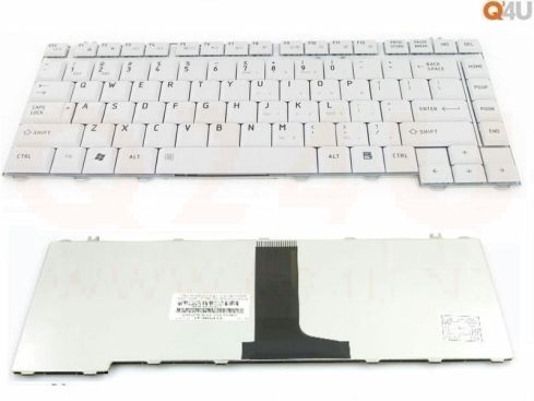 Toshiba Satellite A300 A200 A350 L350 L350 L300 series toetsenbord, US - wit
