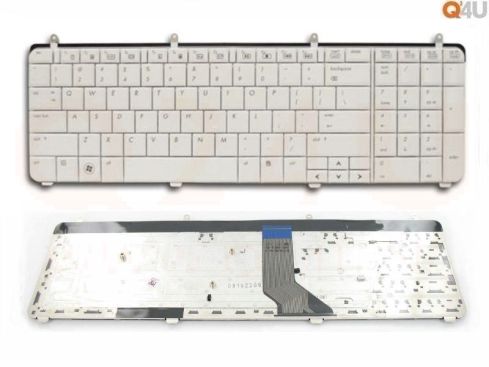 HP Pavilion DV7-1000 DV7-2000 DV7-3000 serie toetsenbord, US - wit