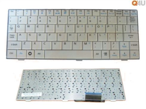 Asus Eee PC 700 701 702 703 900 series laptop toetsenbord, US - wit